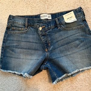 Abercrombie kids jean shorts NWT